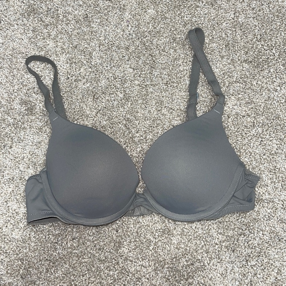VS PINK 34A Gray Bra